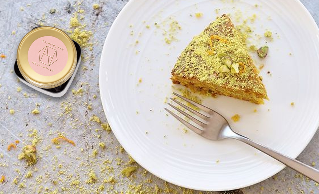Honey, Orange and Pistachio Cake