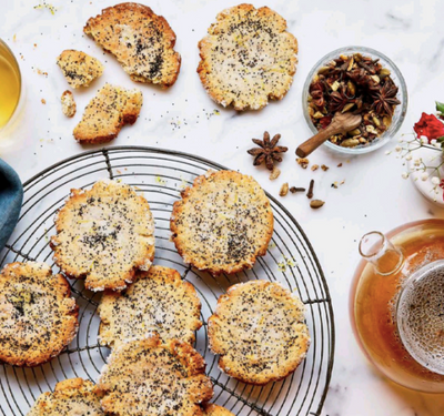 Honey & poppy seed biscuits