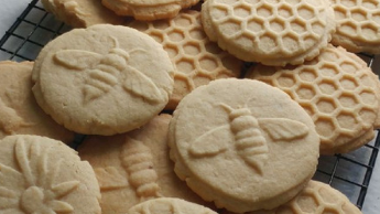 Honey and Lemon Shortbread Cookies