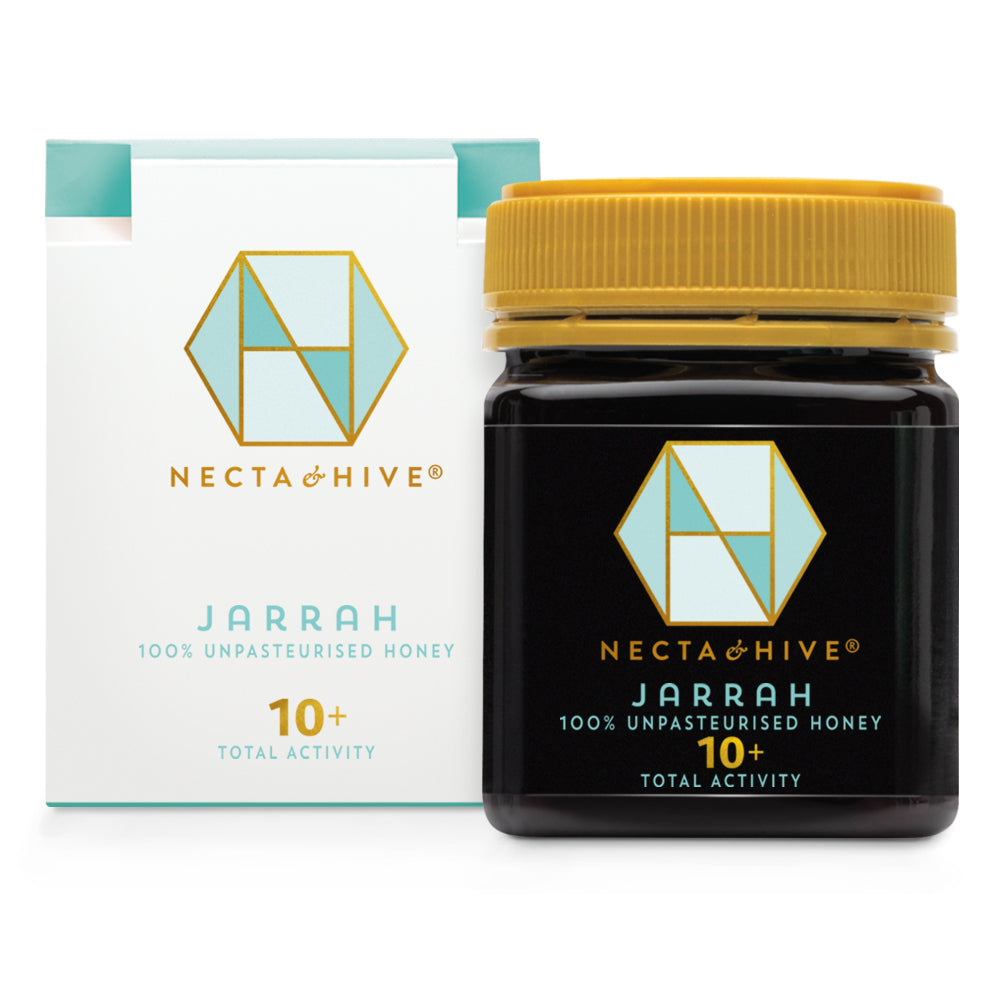 Jarrah Honey 10+ TA antimicrobial honey Necta & Hive