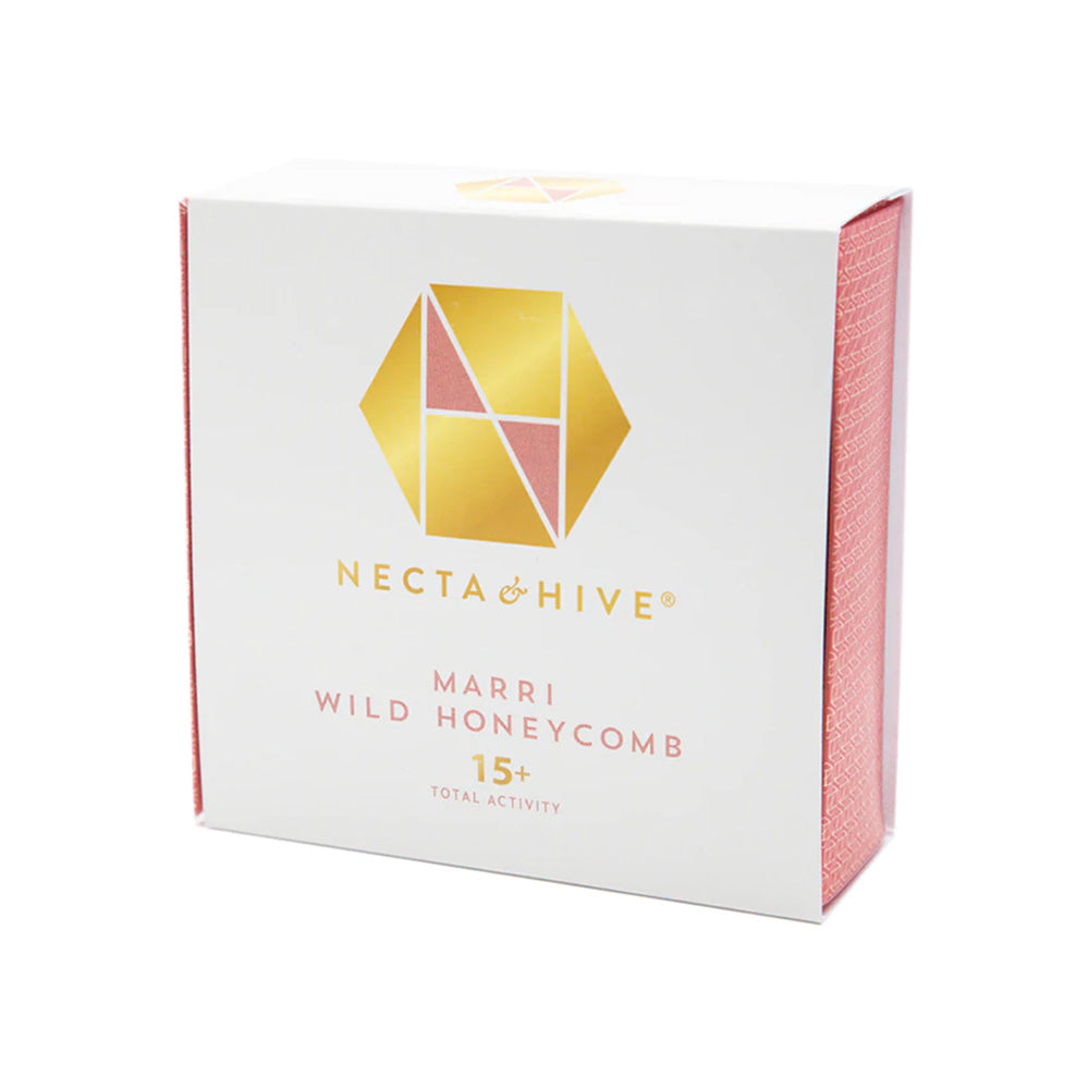 Marri Wild Honeycomb unpasteurised honey 15+ Total Activity – Necta & Hive